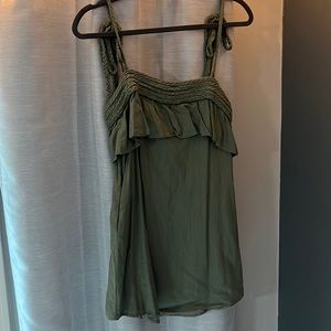 Indikah Army Green Dress